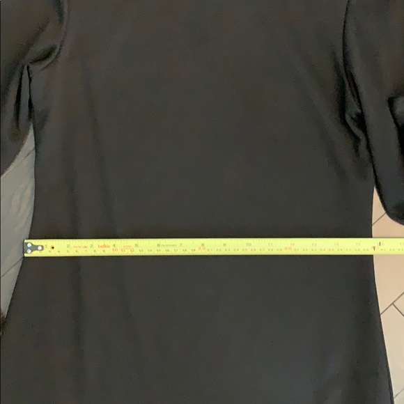 Mini Black Dress Lace Cream Cuffs - Size Small - Picture 6 of 8